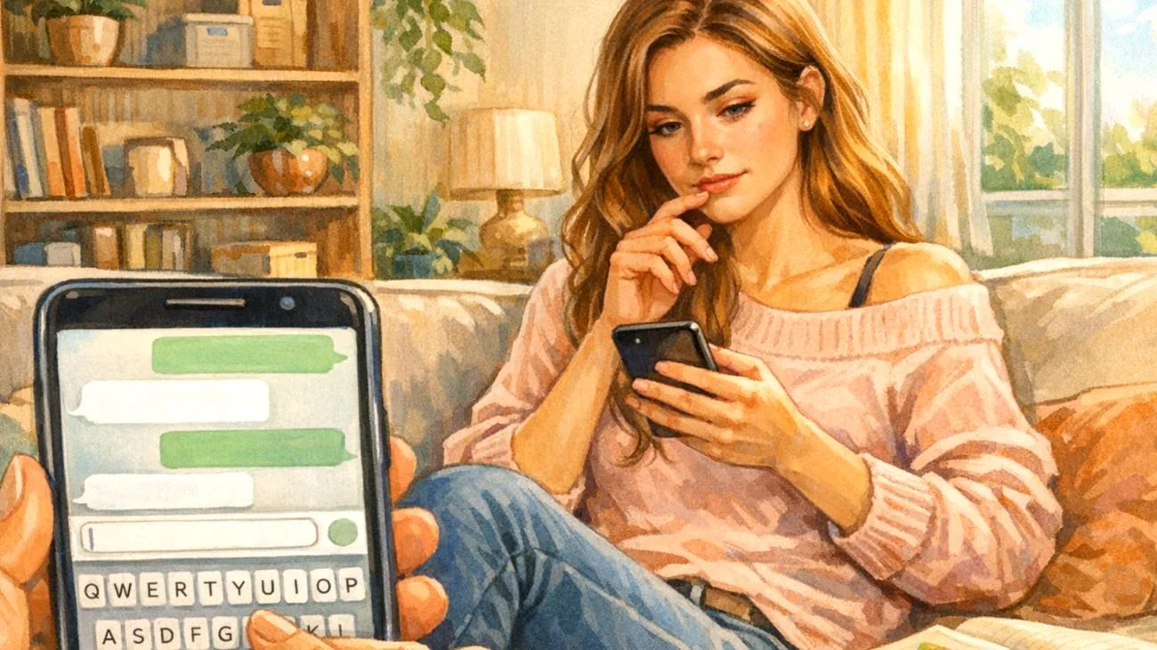 Das ist die erste Nachricht, die emotional intelligente Menschen auf WhatsApp schreiben, laut Psychologie2026-03-22T07:46:15.520Z"