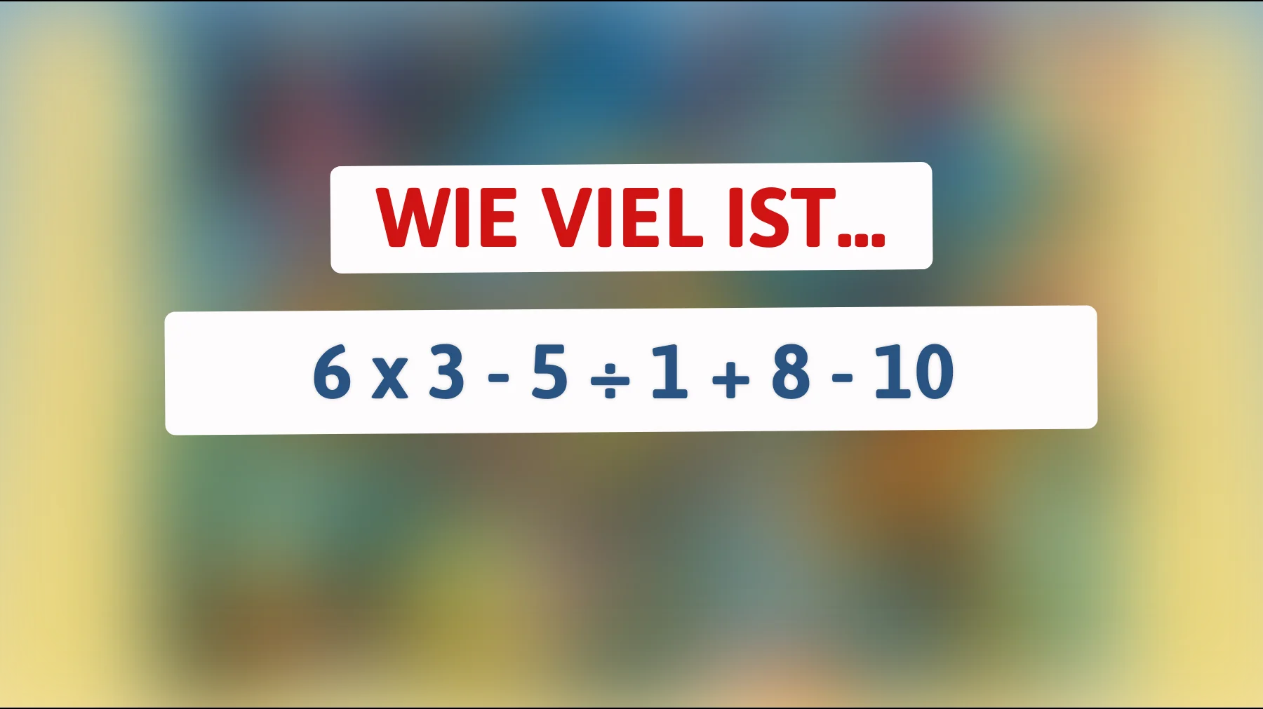 Dieser mathematische Knobelei-Test ist nur für die klügsten Köpfe: Kannst du das Rätsel lösen und die Lösung schneller als je zuvor finden?"