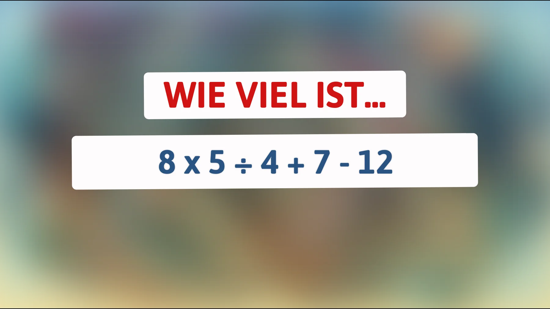 Kannst du dieses komplexe Rätsel lösen, das nur Einsteins der Neuzeit knacken können? Teste dein Können!"