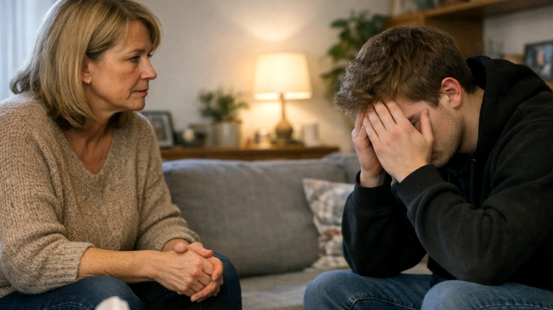 Die Mutter findet es schwierig, mit den Emotionen ihrer jungen erwachsenen Kinder umzugehen – insbesondere mit Wutausbrüchen, Tränen oder tiefer Angst. Sie weiß oft nicht, ob sie eingreifen, Grenzen setzen oder einfach nur zuhören soll, ohne die Beziehung zu belasten."