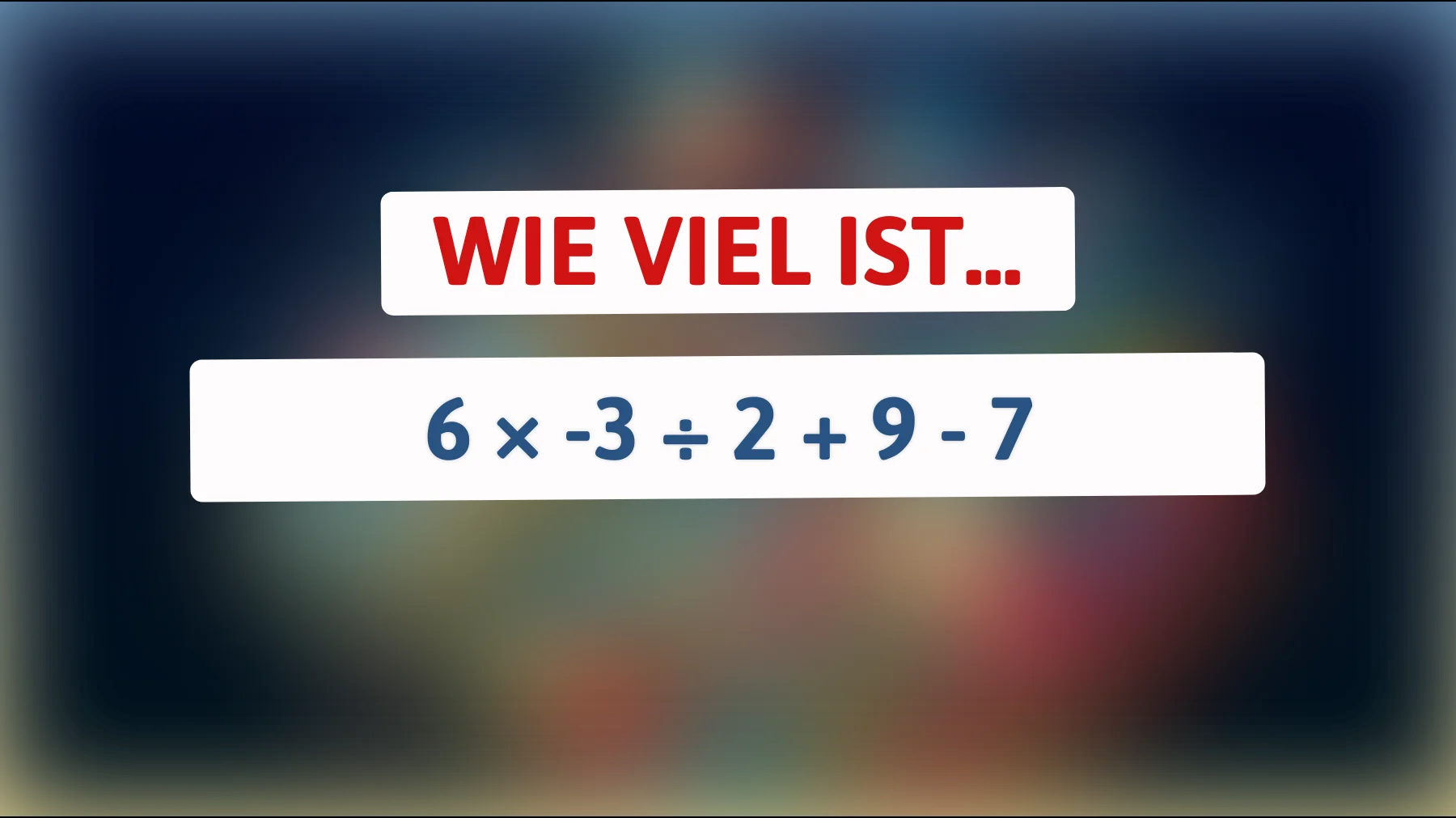 Nur 1% der Menschen können diese mathematische Herausforderung meistern - gehörst du dazu?"