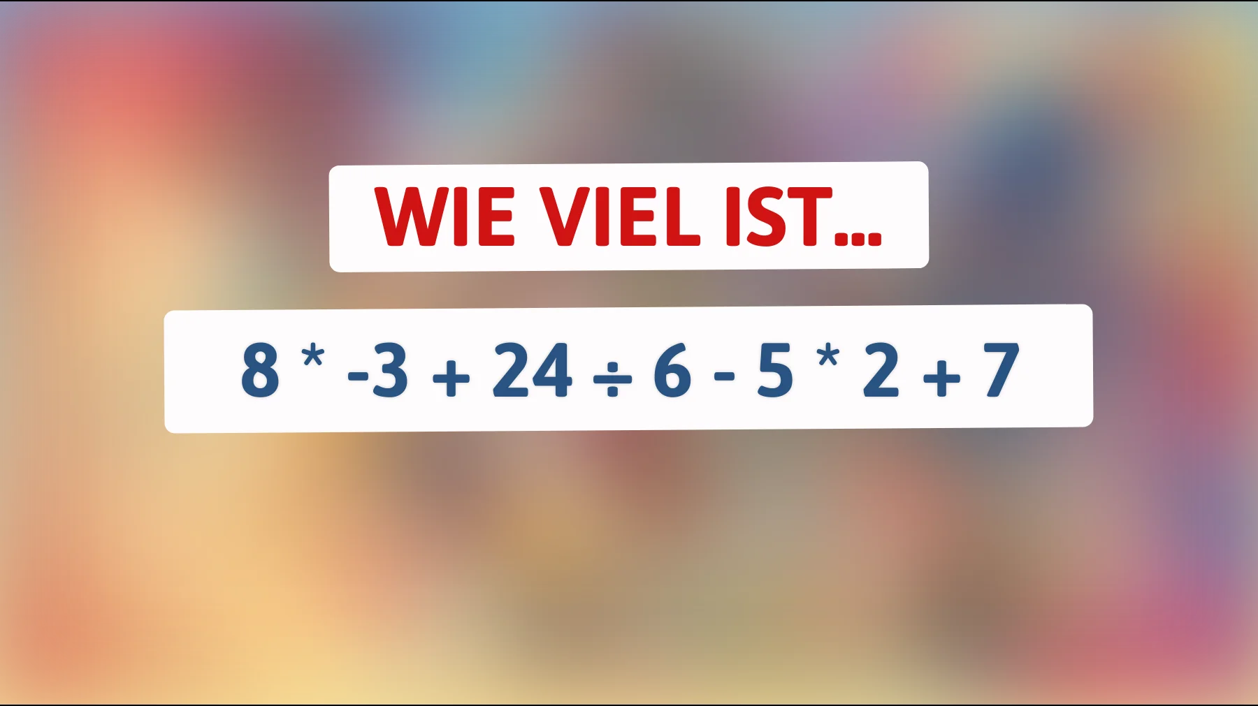 schaffst du diese rechnung ohne fehler? selbst viele kluge scheitern daran 😳"